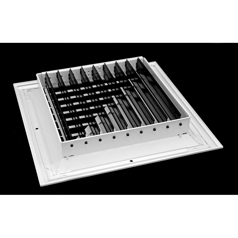 8 x 8 (in) HVAC Vent Cover - Corner Aluminum