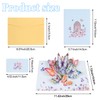 JOFONY Pop Up Card,3D Butterfly Flowers Greeting Cards with Envelopes