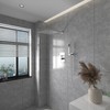 BWE 12 Inch Square Shower Head System 2-Functions Bathroom Luxury