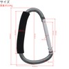 Takagi Big Carabiner, 6.3 inches (160 mm), Gunmeta, Easy to