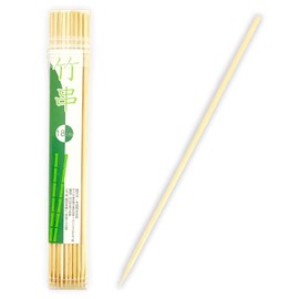 Bamboo Skewers, 7.1 inches (18 cm), Yakitori, Vegetables, Hygienic in Poly Containers, Pack of 100