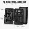 7-Piece Stainless Steel Nail Care Kit for Manicure & Pedicure