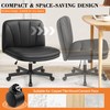 FelixKing Criss Cross Chair with Wheels, Cross Legged Office Chair,