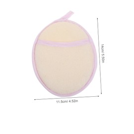 Totority Soft Gentle Bathing Sponge for Newborns Bamboo Fiber Body Sponge Multi-use Bath Face Washcloth