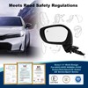 xingsichuang Left Driver Side Mirror For (2022-2025) HONDA CIVIC Sedan/Hatchback