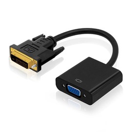 Ociodual DVI-D to VGA Active Converter Adapter Black