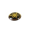 Yamaha Genuine Yamaha Tuning Fork Logo Emblem Sticker Gold Black