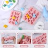 Beasea Chocolate Molds Silicone, 2pcs Mini Cute Dinosaurs Candy Ice
