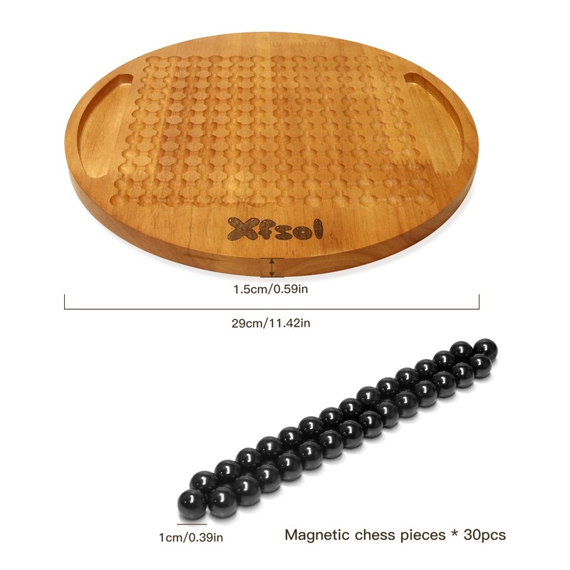 Wooden Magnetic Chess Games, Magnetism Game Both Sides can be
