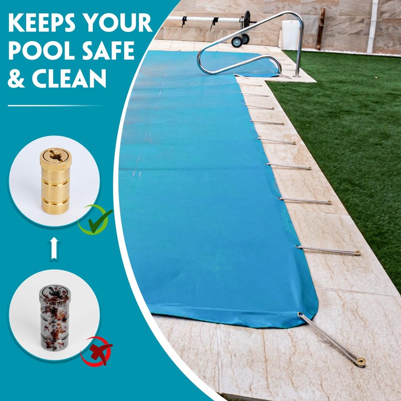 Zylorix One-Stop Pool Anchor Removal Tool Kit with 5 PCS