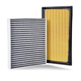 Engine & Cabin Air Filter Kit - For Lexus ES 250/ES 300H/NX 250/NX 350h/RX350h/UX 200; For Toyota Corolla/C-HR/Corolla Cross/4Runner/Camry/Highlander/Avalon/Sienna/(Replaces 17801-77050, 87139-0E040)
