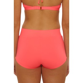 Salt Life Live Salty - Women's Swim Shorts, Casual, Beach Cover Ups for Women, Coral, Small