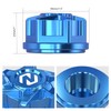 NICECNC Motorcycle Steering Stem Nut Bolt Screw Compatible with Yamaha