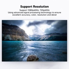 SCART to HD Multimedia Interface Converter Adapter - Support for 1080P 60Hz Resolution, Playback on TV with HDMI, Powered by USB