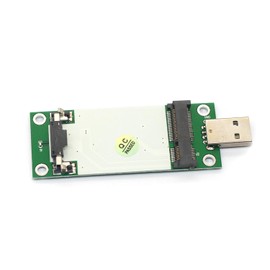 Mini PCIe WWAN Card to USB Adapter with SIM Slot, Mini PCI Express WWAN/LTE/4G Module Tester Converter, Support 30mm 50mm Wireless Wide Area Network Card
