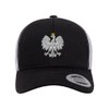 Adjustable Black/White Structured Trucker Polish Eagle Poland Pride Structured Trucker
