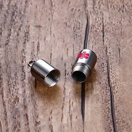 Flongo Medical Alert Necklace, Womens Mens Stainless Steel Medical Identification Alert Necklace, Pendant Necklace for Wedding Engagement Valentine Gift