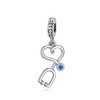 Stethoscope Charm Fit for LONAGO Bracelet Nurse Bead Charm Gift