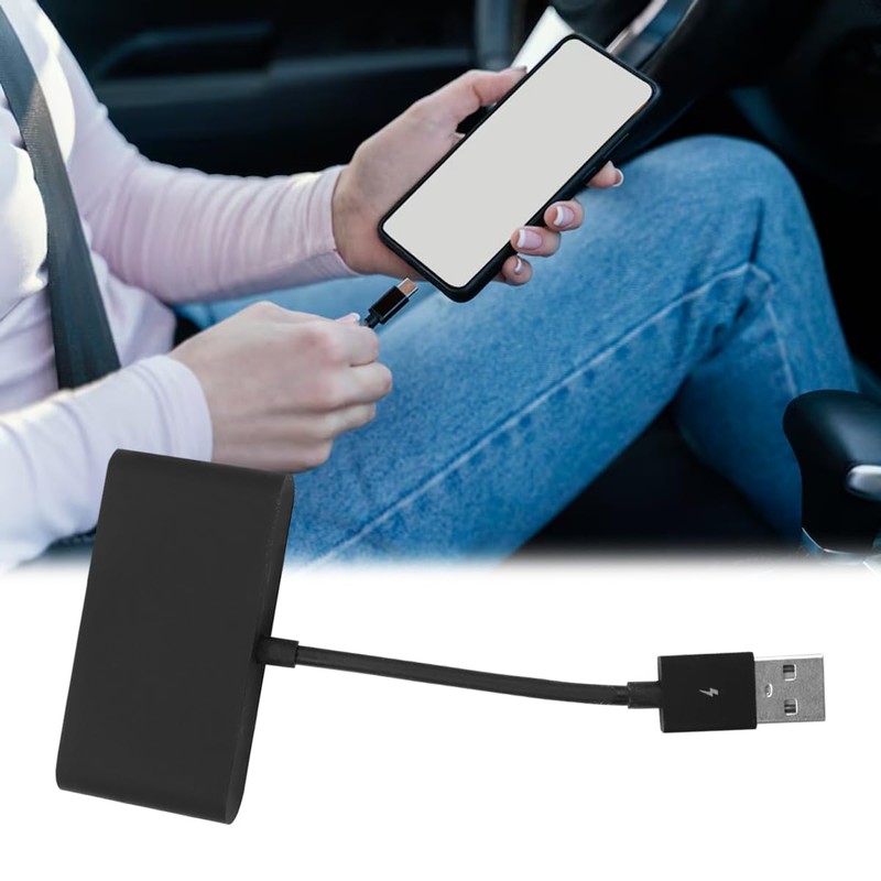Nicear Kabelloser Autoadapter-Dongle, 5 GHz, automatische Verbindung, Typ C zu