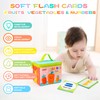 Jollybaby Reusable Soft Flash Cards for Baby 0-6-12-18 Months, Preschool