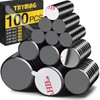 TRYMAG Magnets for Crafts, 5 Different Size, 100Pcs Strong Ceramic