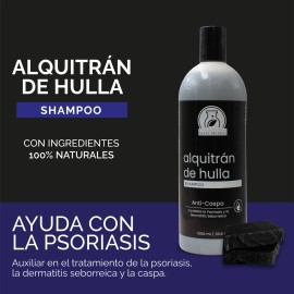 Shampoo Alquitrán De Hulla 2 Piezas (1 Litro C/u)