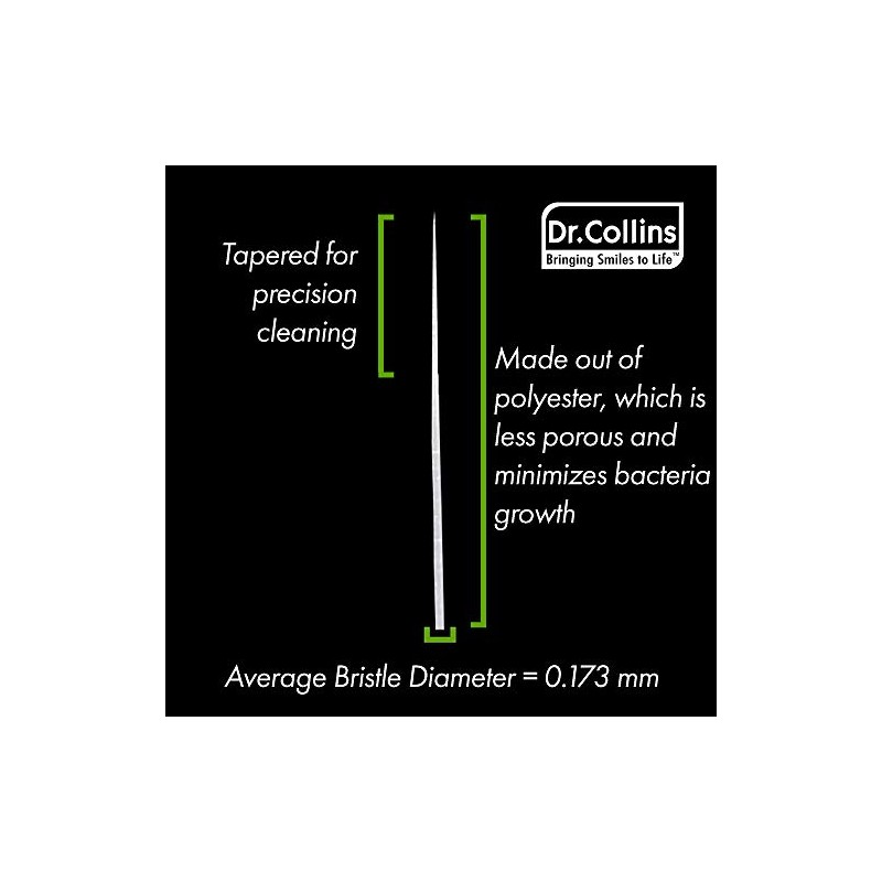Dr. Collins Perio Toothbrush 3 Pack, (Colors Vary) (Qty. 12,