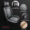 FREESOO 2014-2018 for Silverado 2 Front Seat Covers, Fit for