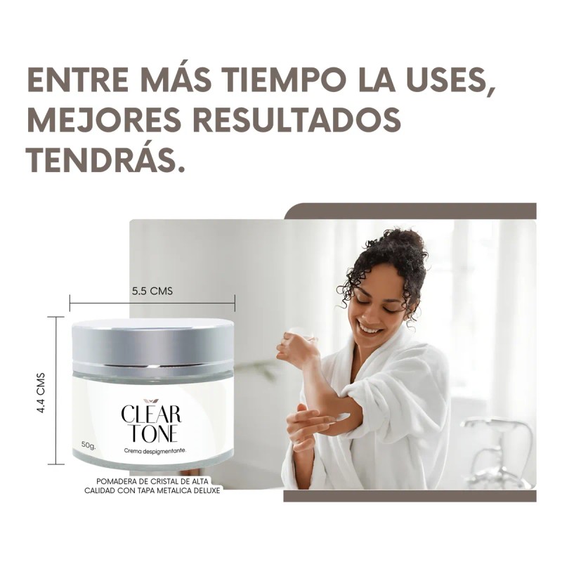 Crema Despigmentante Clear Tone - Manchas Solares Y Por Edad