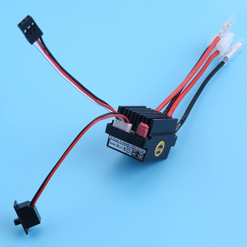 RcESC 320A6-12V Brushed ESC Speed Controller with 2ABEC for Ahvqevn