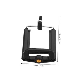 Levemolo 10pcs U Shaped Selfie Stick Phone Holder Clip Rotatable Clamp for Travel Grip Wide Compatibility with Tripods Accessories