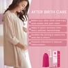 laphang Portable Bidet 500ml Pink Peri Bottle with Waterproof Pouch