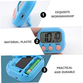 GRIRIW Digital Kitchen Timers Loud Volume for Cooking Student Timer Management Clock