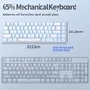 TMKB T68SE Gaming Keyboard, 60% Mechanical Keyboard, LED Backlit Ultra-Compact