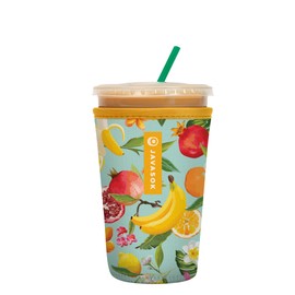 Sok It JavaSok Iced Coffee & Cold Soda Insulated Neoprene Cup Sleeve (Paradise Punch, Medium: 22-28oz)