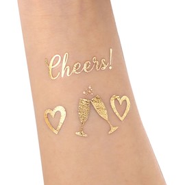 Howaf Temporary Tattoos for Adult Women Kids Birthday Party Decorations, Birthday Girl, Birthday SQUAD, Cheers (2 sheets) Birthday Party Supplies Favors