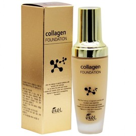 Ekel Collagen Foundation No. 21 - Light Beige 10ea