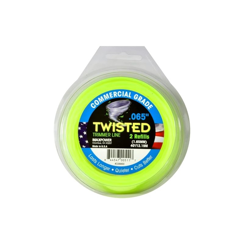 MaxPower EU-338800 Co-Polymer Trimmer Line 1.6 mm - 12 m