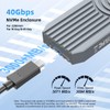 MAIWO 40Gbps M.2 NVMe SSD Enclosure, USB4 Type-C to 2280
