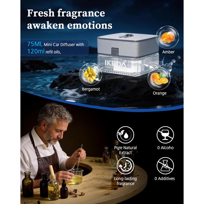 Smart Car Air Fresheners | Luxury Car Aroma Diffuser |