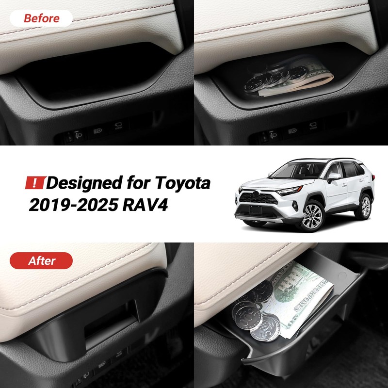 Bercicci Center Console Organizer Compatible with Toyota RAV4 2025 2024