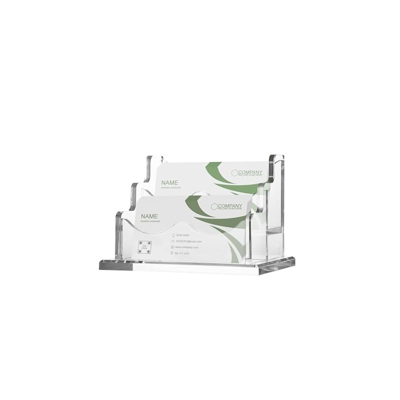 Pen Stand, Pen Holder, Pen Stand, Acrylic, 4 Compartments, Dividers,