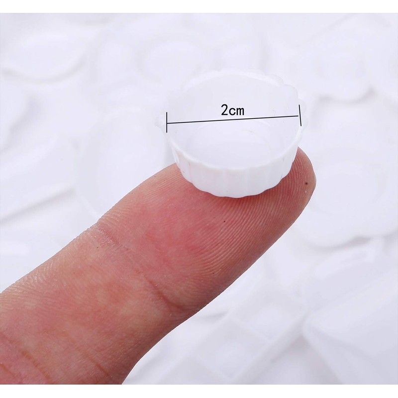 tomtask Dollhouse Miniature Plastic Plates Plates Plates Set of 33