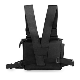 OPENMOON Radio Carry Case Chest Front Pack Pouch| Fits most two-way radios