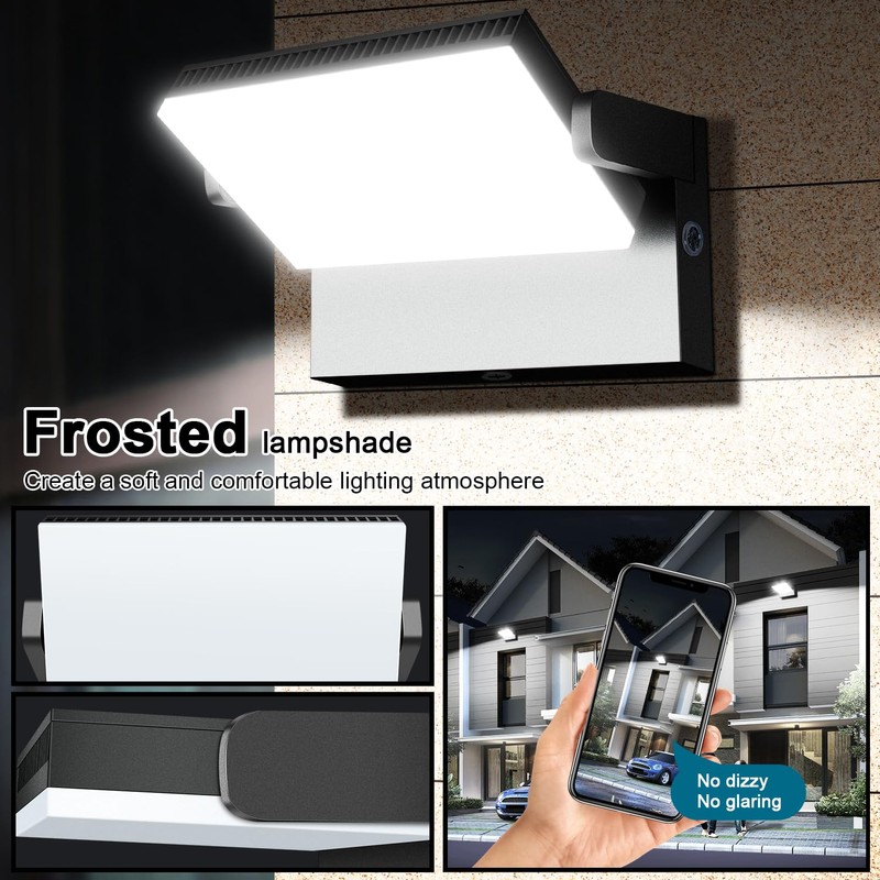 120W Modern Sleek LED Flood Light, 18000LM Area Light Dusk
