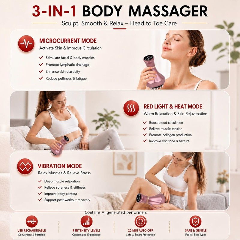 4-in-1 Lymphatic Drainage Massager