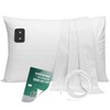 Grounding Pillowcase with 15ft Grounding Cord Conductive Silver Fiber Grounding