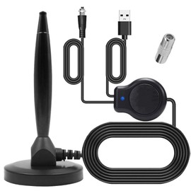 DollaTek TV Aerial with Amplifier Digital 1080P HDTV 4K Indoor Amplified