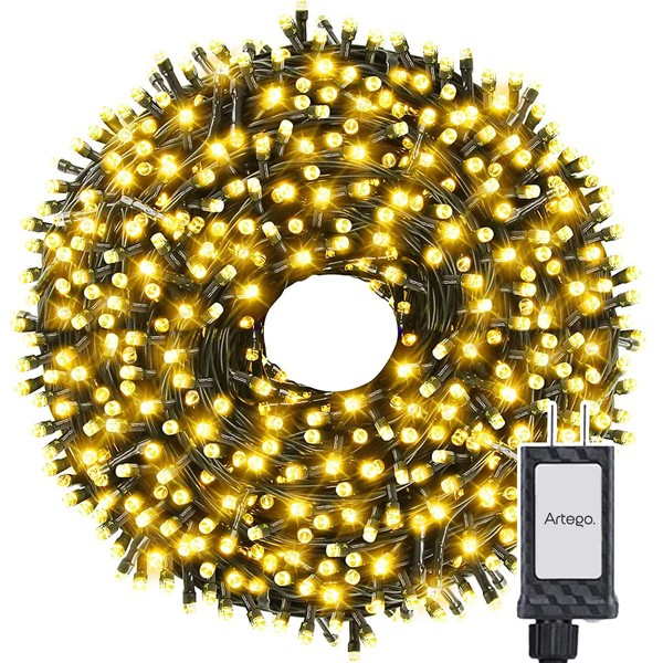 Luces de Navidad Serie 100 leds Dorada Cálida Para Árbol