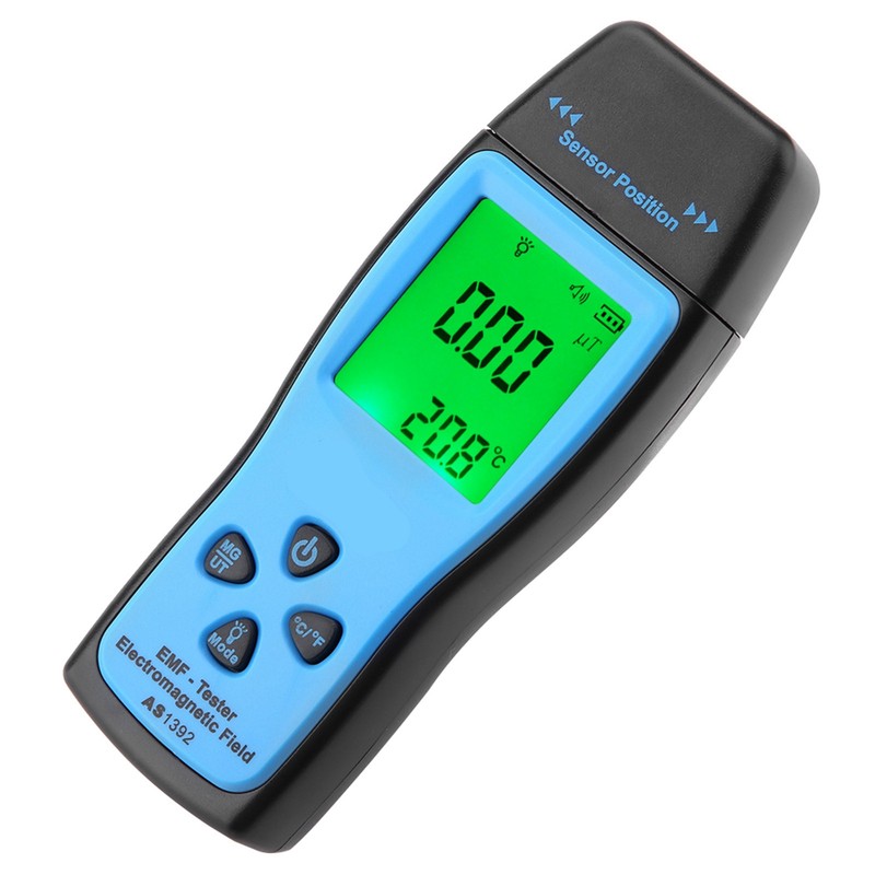 SMART SENSOR AS1392 Digital Electromagnetic Radiometer Mini LCD Display EMF
